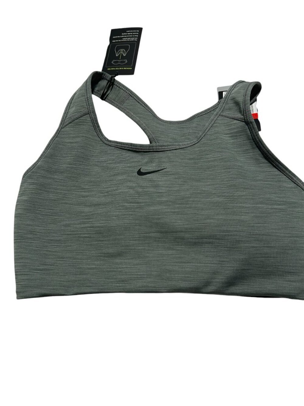 Nike Women's Grey Sports Bra - High Support